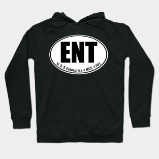 Enterprise Travel Sticker Hoodie